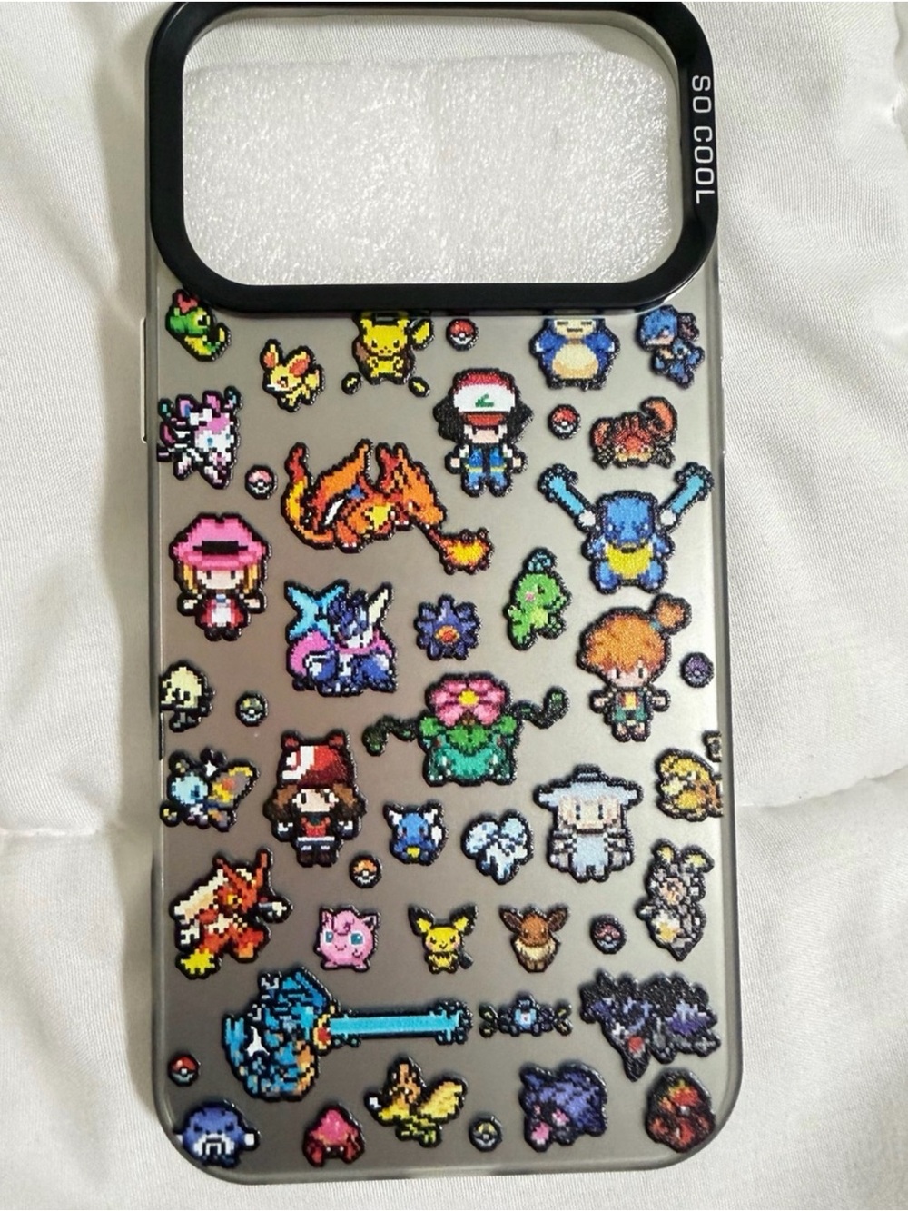 Pokémon Pixel Art Phone Case - Gray